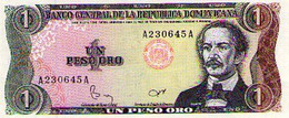 DOMINICAN REP.  ,   P 126a, 1 Peso , 1984, UNC , 3 Consecutive Notes - Dominicaine