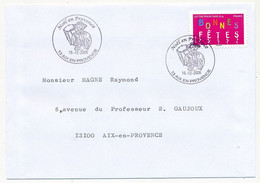 FRANCE - 6 Enveloppes Série Bonnes Fêtes 2008 - Oblit Temporaire Noël En Provence - Aix En Provence - 15/12/2008 - Storia Postale