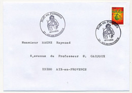 FRANCE - 6 Enveloppes Série Invitation 2009 - Oblit Temporaire Noël En Provence - Aix En Provence - 30/11/2009 - Covers & Documents