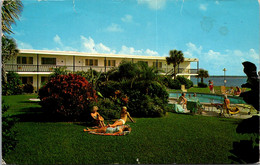 Florida Clearwater Beach The Lagoon Motel 1962 - Clearwater