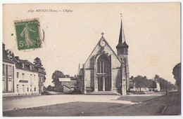 (27) 087, Routot, Mellet 5839, L'Eglise, Voyagée En 1920, TB - Routot