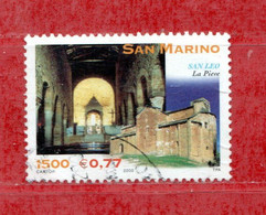 S.Marino ° - 2000 - ARCHITETTURA Del MONTEFELTRO. Unif. 1750. Usato - Gebraucht