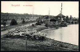 F8921 - TOP Burgstädt Wettinhain Brücke - Verlag Brück & Sohn Meissen - Burgstädt