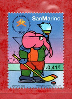 San .Marino ° - 2002 - Salt Lake City, Giochi Olimpici Invernali .  Unif. 1853. Usato - Gebruikt