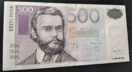ESTONIA , P 89 , 500 Krooni, 2007 , EF , Prefix BW - Estonia