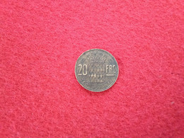 20 Francs Bronze Alu Monaco RAINIER III 1950 (bazarcollect28) - 1949-1956 Anciens Francs