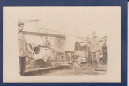 CPA Aviation Accident Carte Photo Non Circulé Militaria WWI Guerre War - Ongevalen