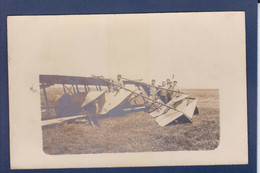 CPA Aviation Accident Carte Photo Non Circulé Militaria WWI Guerre War - Incidenti