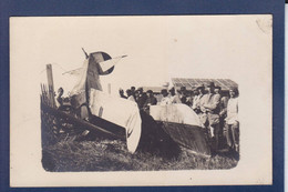 CPA Aviation Accident Carte Photo Non Circulé Militaria WWI Guerre War - Unfälle