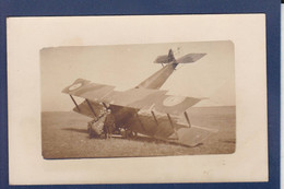 CPA Aviation Accident Carte Photo Non Circulé Militaria WWI Guerre War - Ongevalen