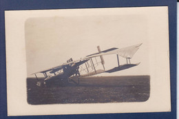 CPA Aviation Accident Carte Photo Non Circulé Militaria WWI Guerre War - Unfälle