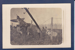 CPA Aviation Accident Carte Photo Non Circulé Militaria WWI Guerre War - Ongevalen