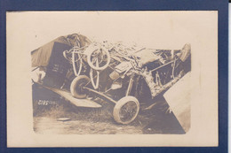 CPA Aviation Accident Carte Photo Non Circulé Militaria WWI Guerre War - Ongevalen