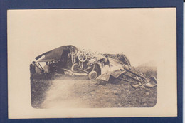 CPA Aviation Accident Carte Photo Non Circulé Militaria WWI Guerre War - Accidents