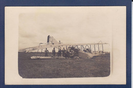 CPA Aviation Accident Carte Photo Non Circulé Militaria WWI Guerre War - Ongevalen