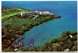 Hawaii Keahou Bay Aerial View Of The Kona Surf - Hawaï