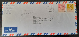 Hong Kong - Letter Send On  9.8.91 To Colombia And Arrived 15.8.91 - Lettres & Documents