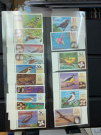 Birds Long Set Bahamas From Hong Kong MNH - Covers & Documents