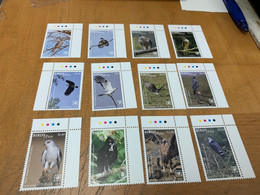 Birds Long Set Tonga High Face Values From Hong Kong MNH - Covers & Documents