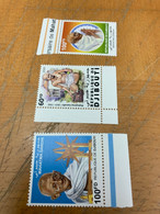 Gandhi Djibouti Stamp From Hong Kong MNH Booklet - Storia Postale