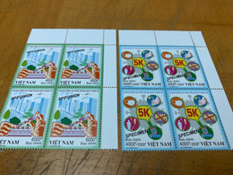 COVID-19 Vietnam Specimen Block Stamp From Hong Kong MNH - Covers & Documents