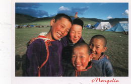 MONGOLIE MONGOLIA ENFANTS MONGOLIENS CPM NEUVE - Mongolie