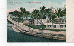 PANAMA COLON R. P. ALONG THE WATER FRONT PRECURSEUR TBE - Panama