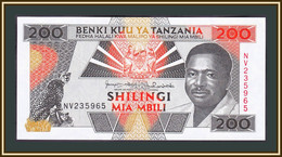 Tanzania 200 Shillings 1993 P-25 (25b) UNC - Tanzania