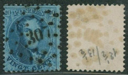 Médaillon Dentelé - N°15 Obl Pt 307 (Lp 307) "Rance" - 1863-1864 Medallions (13/16)
