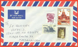 India 2003.The Envelope Passed Through The Mail. Airmail. - Cartas