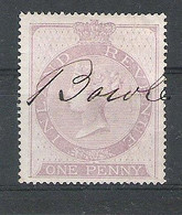 N° 1  Fiscaux Oblt Plume - Revenue Stamps