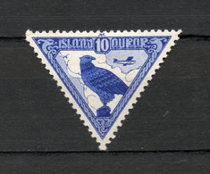 ISLANDE PA  N° 3  NEUF AVEC CHARNIERE COTE  25.00€   OISEAUX ANIMAUX - Aéreo