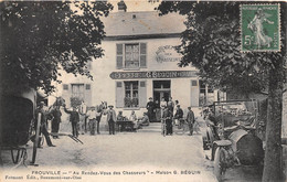 95-FROUVILLE- " AU RENDEZ-VOUS DES CHASSEURS " , MAISON G. BEGUIN - Andere & Zonder Classificatie