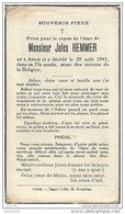 ATTERT ..-- Mr Jules HEMMER , Né En 1872 , Décédé En 1945 . - Attert