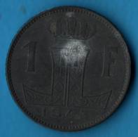 BELGIQUE 1 FRANC 1943 KM# 127 Léopold III - 1 Franc