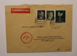 1944 Singen Hohentwiel Trossingen Cover Dt Reich Wk2 - Briefe U. Dokumente