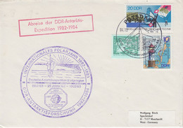 DDR 1982 Abreise Der DD-Antarktiis Expedition & Inter. Polarjahr Cover Ca Potsdam 4-10-1982 (DD181) - Internationale Pooljaar