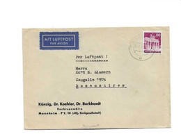 Brief Aus Mannheim Nach Argentinien 1950 - Briefe U. Dokumente