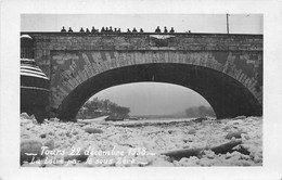 37-TOURS- CARTE-PHOTO- 22 DECEMBRE 1938- LA LOIRE PAR 18 SOUS ZERO - Tours