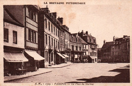 Paimpol (La Bretagne Pittoresque) La Place Du Martray En 1937 - Collection Waron - Carte A.W. N° 1509 - Paimpol