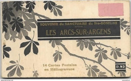 83. LES ARCS.. CARNET DE 14 CARTES SANCTUAIRE DE STE ROSELINE - Les Arcs