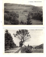 2 CPSM LIERNEUX : Vallée De La Lienne (N° 3 Et 5) - Circulées En 1942 - Ed. Pirotte-Lacasse, Lierneux - 2 Scans - Lierneux