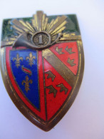 Insigne Militaire/Ecusson De Pucelle D'époque/ 1er Régiment De Chasseur/DRAGO Paris-Nice/1952-1953              PUC10 - France