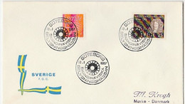 Svergie 1987  Briefmarken Postcard Postkarte - Cartas & Documentos