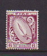 IRELAND    1922    Sword  Of  Light   6d  Claret   MH - Nuevos