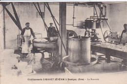 61 DAMIGNY La Beurrerie , Etablissements Cabaret Séverin , Ouvrier Fabriquant Le Beurre 1929 - Damigny