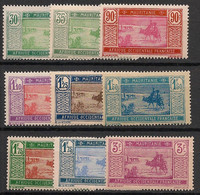 MAURITANIE - 1928-38 - N°Yv. 57 à 61 - Série Complète - Neuf Luxe ** / MNH / Postfrisch - Unused Stamps
