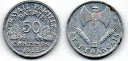 50 Centimes 1944 B TTB - Altri & Non Classificati