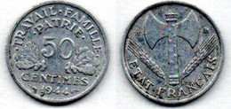50 Centimes   1944 B TTB - Other & Unclassified