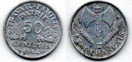 50 Centimes   1944 B TTB - Andere & Zonder Classificatie